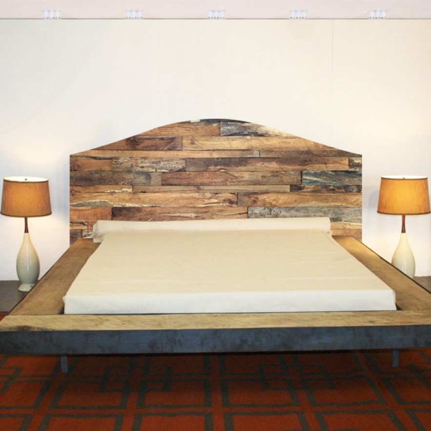 Vinilos decorativos para cabeceros camas madera rústica