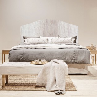 Vinilos y pegatinas cabeceros camas textura madera
