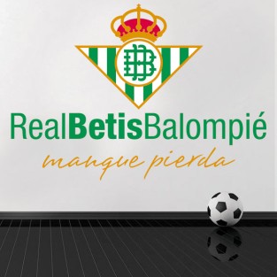 Vinilos y pegatinas de fútbol real betis balompié