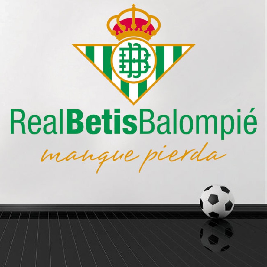 Vinilos y pegatinas de fútbol real betis balompié