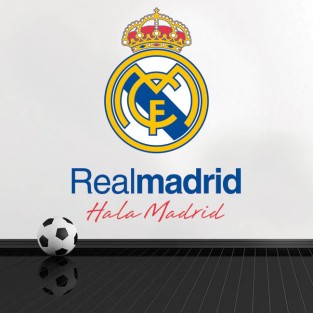 Vinilos y pegatinas de fútbol real madrid