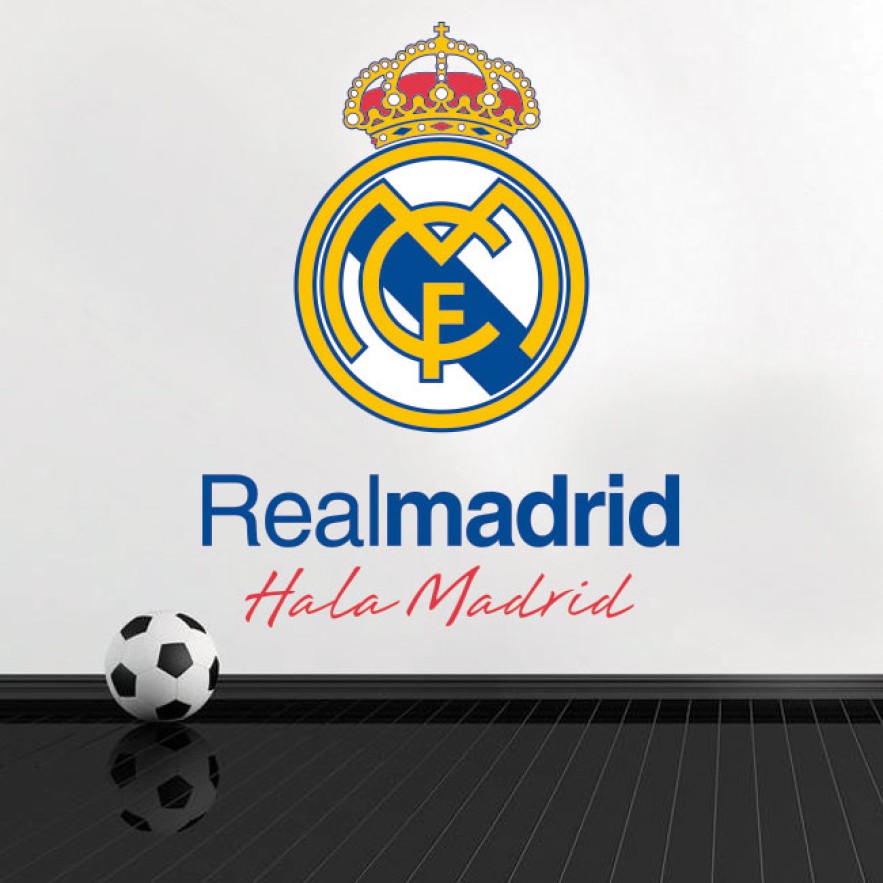 Vinilos y pegatinas de fútbol real madrid