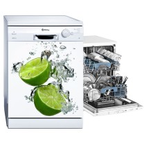 Vinilos decorar eletrodomésticos lavavajillas limones splash en el agua