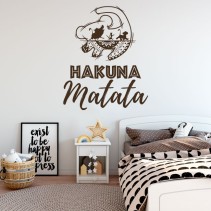 Vinilos y pegatinas el rey león hakuna matata