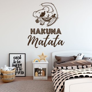 Vinilos y pegatinas el rey león hakuna matata
