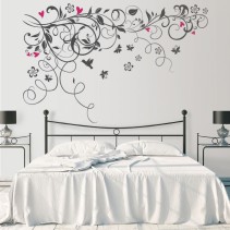 Vinilos y pegatinas flores para decorar