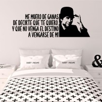 Vinilos y pegatinas frase joaquín sabina