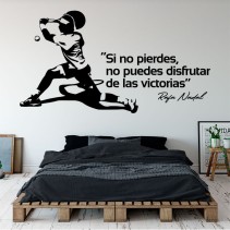 Vinilos y pegatinas frase rafa nadal