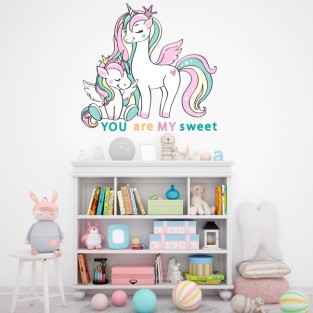 Vinilos y pegatinas infantiles o juveniles unicornios Vinilos y pegatinas infantiles o juveniles unicornios