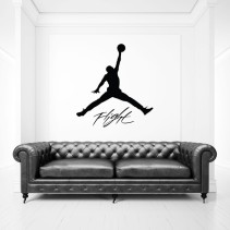 Vinilos y pegatinas jugador baloncesto michael jordan