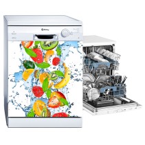 Vinilos y pegatinas frutas salpicadura agua lavavajillas