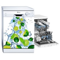 Vinilos electrodomésticos lavavajillas limones salpicadura agua