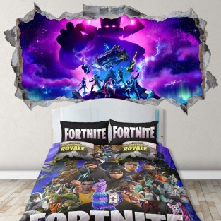 Vinilos y pegatinas paredes 3d videojuego fortnite Vinilos y pegatinas paredes 3d videojuego fortnite