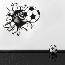 Vinilos y pegatinas pelota de fútbol efecto 3d