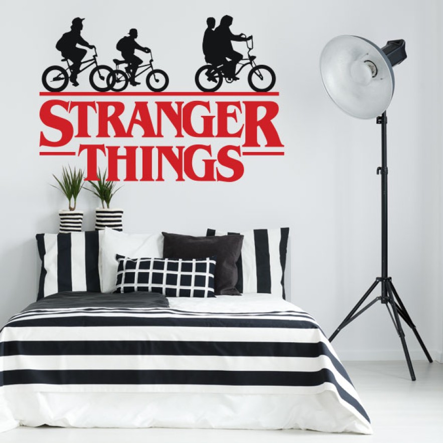 Vinilos y pegatinas series tv stranger things