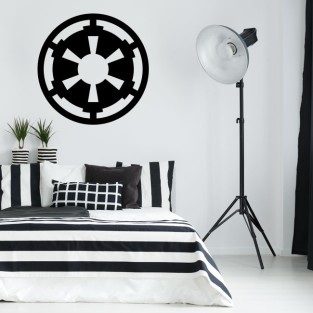 Vinilos y pegatinas star wars símbolo imperio galáctico