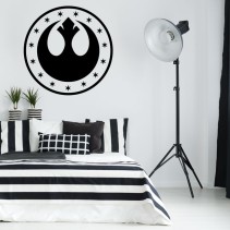 Vinilos y pegatinas star wars símbolo nueva república
