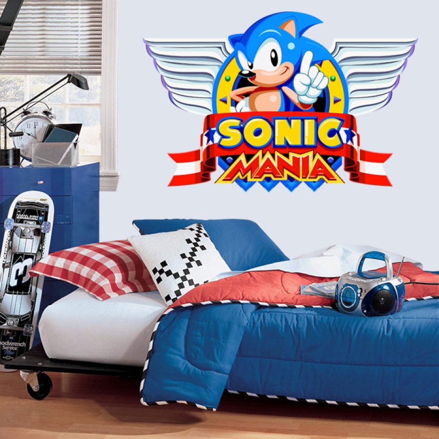 Vinilos y pegatinas videojuego sonic mania