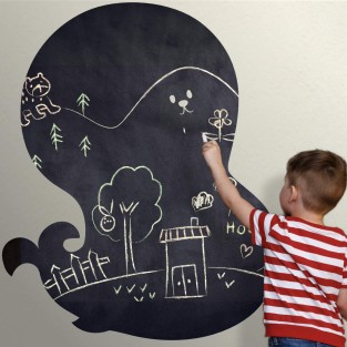 Vinilo infantil pizarra foca Vinilo infantil pizarra foca