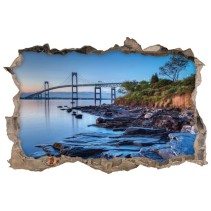 Vinilo agujero 3d puente de newport