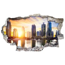 Vinilos agujeros 3d puerto marino dubai