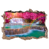 Vinilos agujero 3d cataratas kuang si