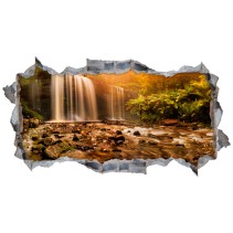 Vinilos agujero 3d cataratas russell en tasmania