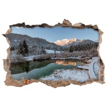 Vinilos agujero 3d reserva natural zelenci