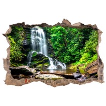 Vinilos agujeros 3d paisaje cascadas catawba old fort