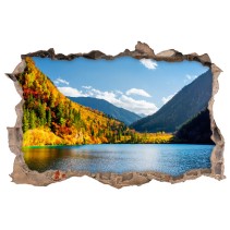 Vinilos agujero 3d reserva natural jiuzhaigou china