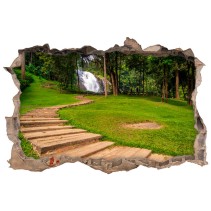 Vinilos agujero efecto 3d cascadas vachiratarn