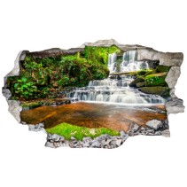 Vinilos agujeros 3d cascadas de tailandia