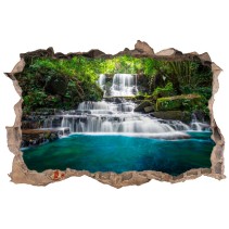 Vinilos agujeros 3d cascadas naturaleza