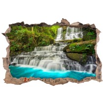 Vinilos agujeros 3d cascadas en la naturaleza
