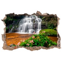Vinilos agujeros 3d cascadas y naturaleza
