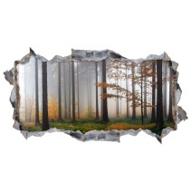 Vinilos decorativos árboles en el bosque 3d