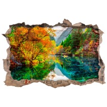 Vinilos agujero 3d lago five flower china