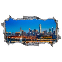 Vinilos decorativos agujero 3d china ciudad de chongqing
