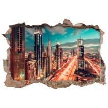 Vinilos agujeros 3d dubai ciudad