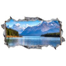 Vinilos agujero 3d panorámica canadá