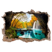 Vinilos agujero 3d cascadas heo suwat tailandia