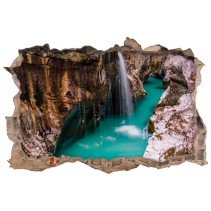 Vinilos agujero 3d pared cascadas en eslovenia