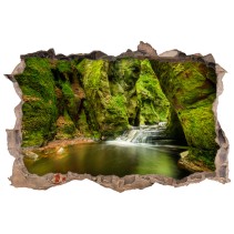 Vinilos agujero 3d pared finnich glen escocia
