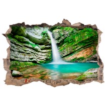 Vinilos agujero 3d cascada en eslovenia
