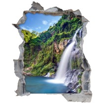 Vinilos agujero 3d cascadas basin des aigrettes