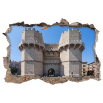 Vinilos agujero 3d torres de serranos valencia