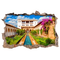 Vinilos agujero 3d la alhambra el generalife