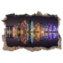 Vinilos agujero 3d doha catar de noche