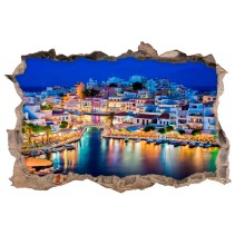 Vinilos agujero 3d grecia ágios nikolaos isla de creta