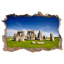 Vinilos agujero 3d stonehenge inglaterra